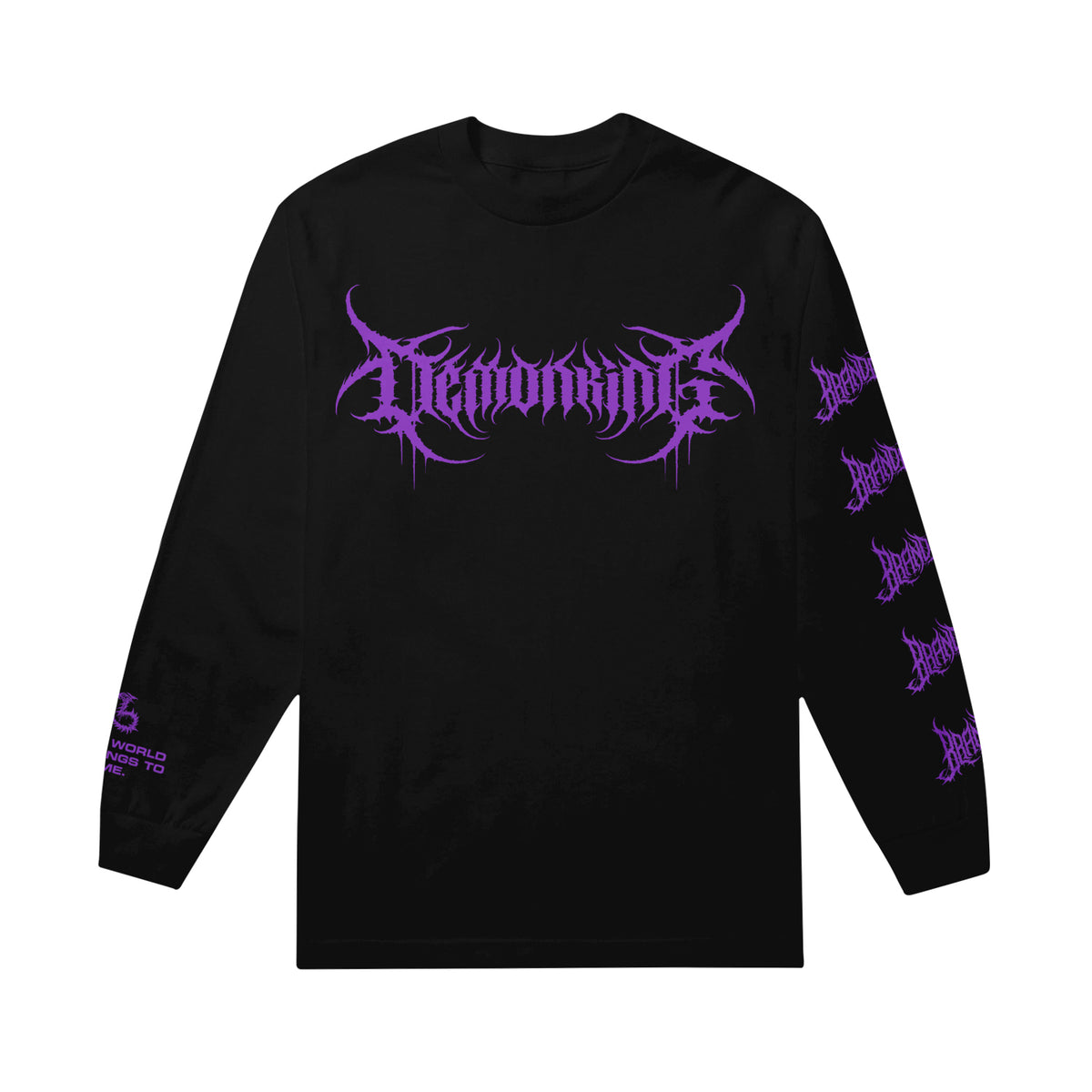 Demon King Black Longsleeve – BRAND OF SACRIFICE