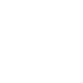 White, stylized, dripping symbol resembling a combination of the letters “T” and “C” on a light gray background. The design has a rough, melting appearance, giving it a gothic or metal-inspired look.