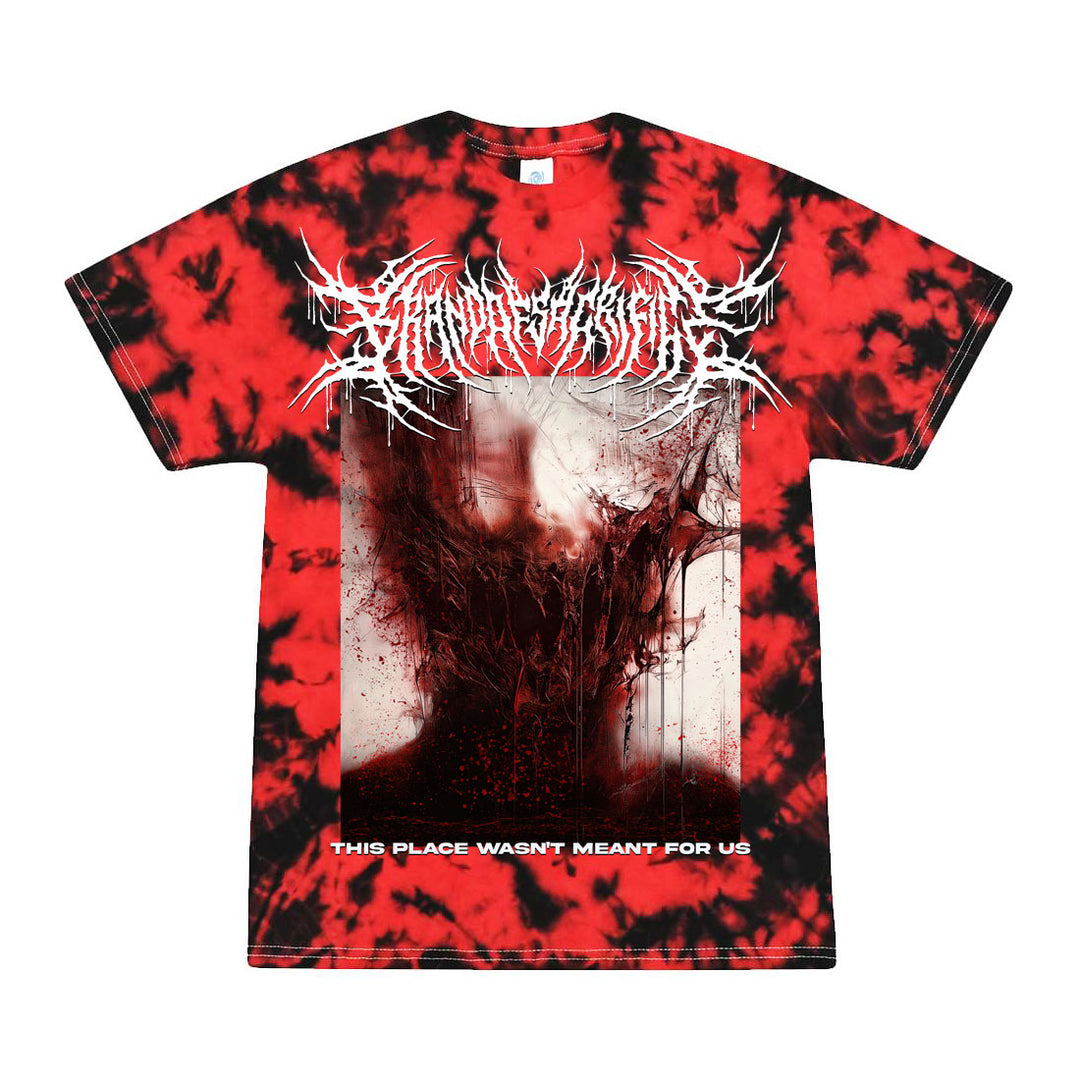 This Place Wasn't Meant For Us Crystal Red & Black T-Shirt – BRAND