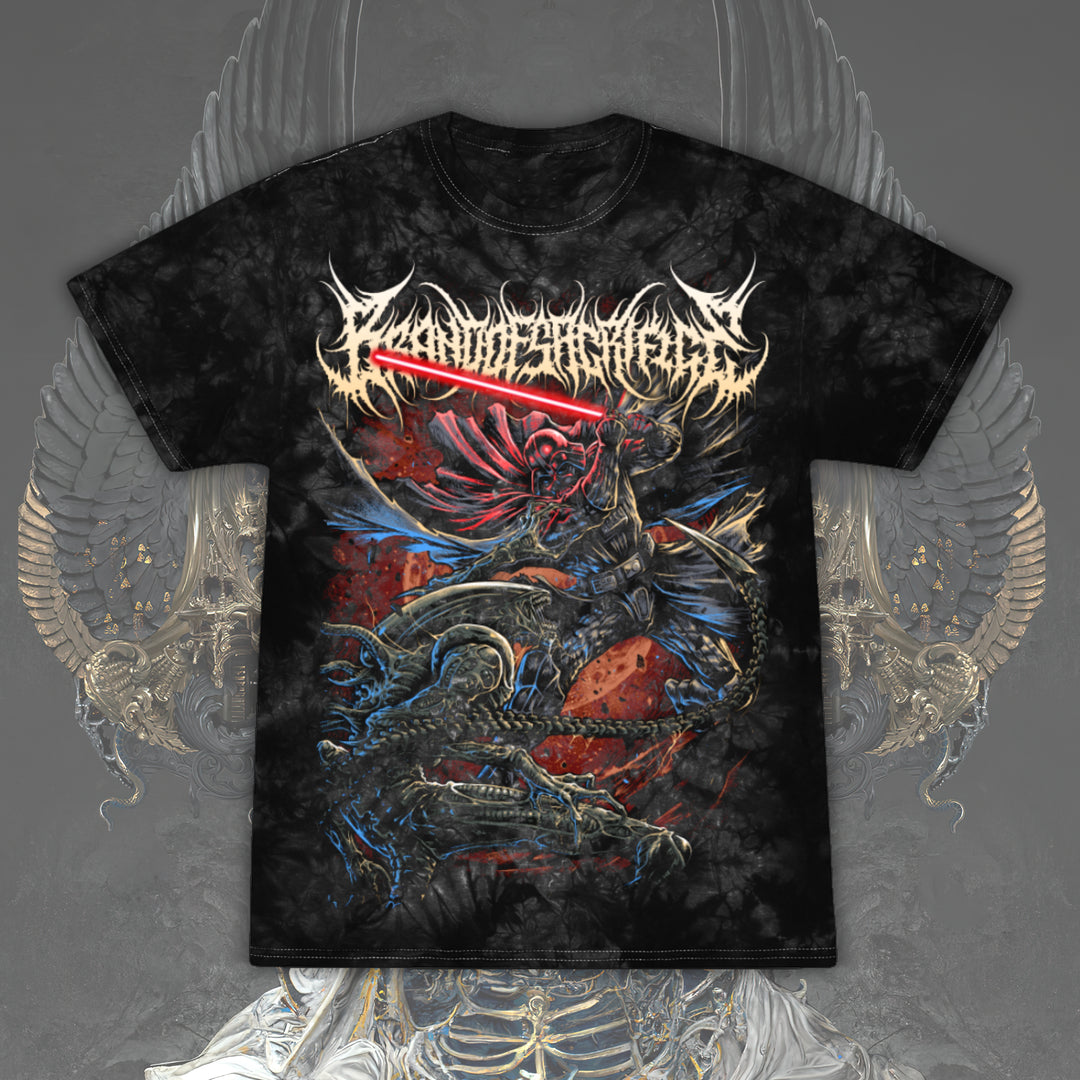 Vader Vs. Xenomorph Black Dye T-Shirt – BRAND OF SACRIFICE